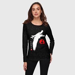 Лонгслив женский Dragon Ball дракон и Гоку, цвет: 3D-принт — фото 2