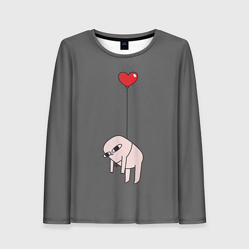 Женский лонгслив Ketnipz love / 3D-принт – фото 1