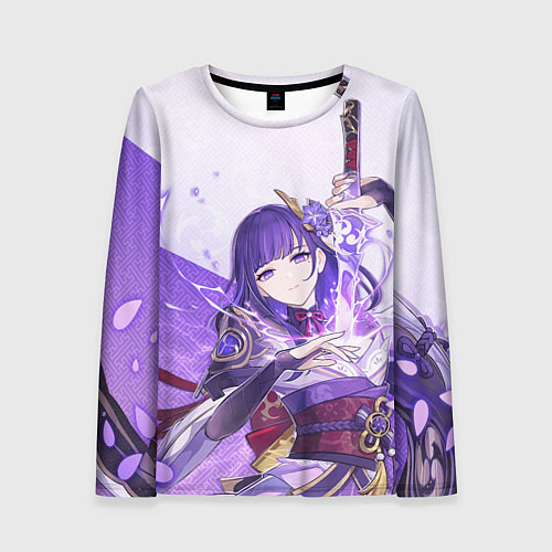 Женский лонгслив Raiden Shogun Reign of Serenity / 3D-принт – фото 1