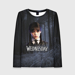 Женский лонгслив Уэнсдэй фото