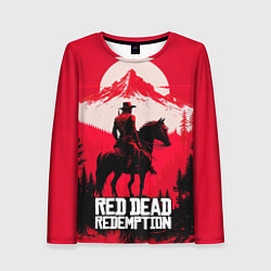 Женский лонгслив Red Dead Redemption, mountain