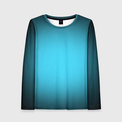 Женский лонгслив Небесный градиент / 3D-принт – фото 1