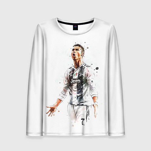 Женский лонгслив CR 7 Juventus / 3D-принт – фото 1