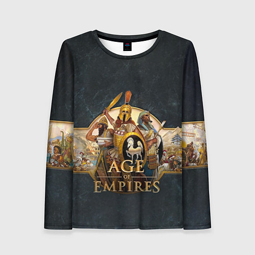 Женский лонгслив Age of Empires Эпоха империй / 3D-принт – фото 1