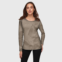 Лонгслив женский Мятый, цвет: 3D-принт — фото 2