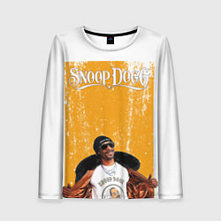 Лонгслив женский Американский рэппер Snoop Dogg, цвет: 3D-принт