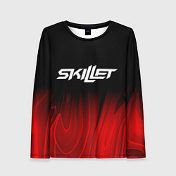 Женский лонгслив Skillet red plasma