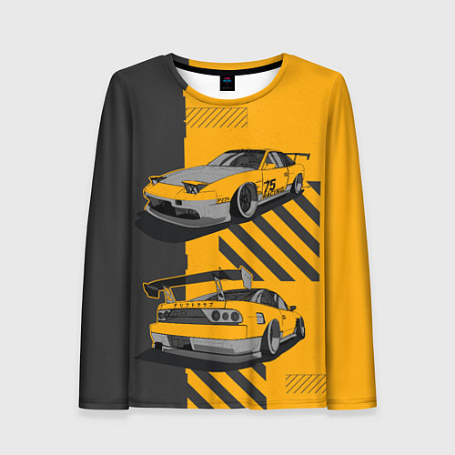 Женский лонгслив Nissan 180sx art / 3D-принт – фото 1