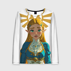 Женский лонгслив The legend of Zelda - ahegao