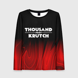 Женский лонгслив Thousand Foot Krutch red plasma