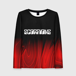 Женский лонгслив Scorpions red plasma