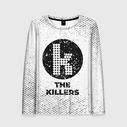 Женский лонгслив The Killers с потертостями на светлом фоне