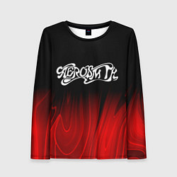 Женский лонгслив Aerosmith red plasma