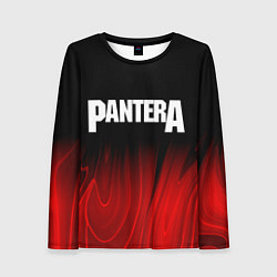 Женский лонгслив Pantera red plasma