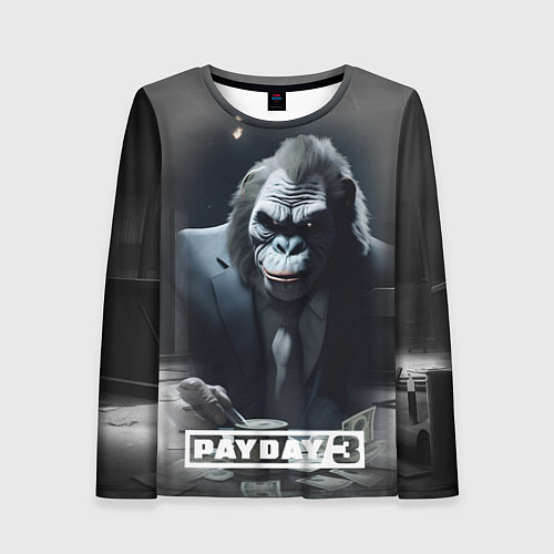 Женский лонгслив Payday 3 big gorilla / 3D-принт – фото 1