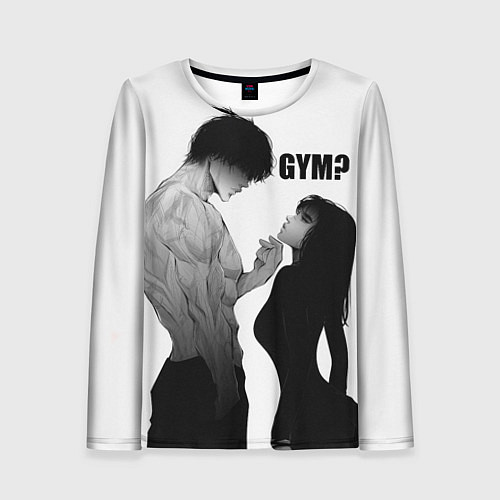 Женский лонгслив Gym? / 3D-принт – фото 1