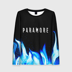 Лонгслив женский Paramore blue fire, цвет: 3D-принт