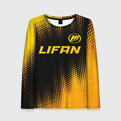 Женский лонгслив Lifan - gold gradient: символ сверху