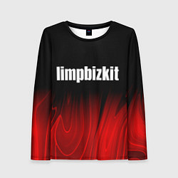 Женский лонгслив Limp Bizkit red plasma