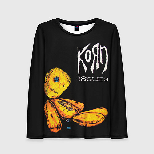 Женский лонгслив Korn - issues / 3D-принт – фото 1