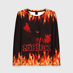 Женский лонгслив Fire Roblox