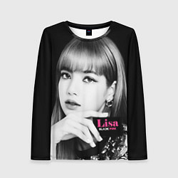 Женский лонгслив Blackpink Lisa Business card