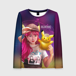 Женский лонгслив Jisoo and Pikachu