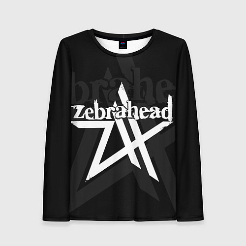 Женский лонгслив Zebrahead - logo / 3D-принт – фото 1