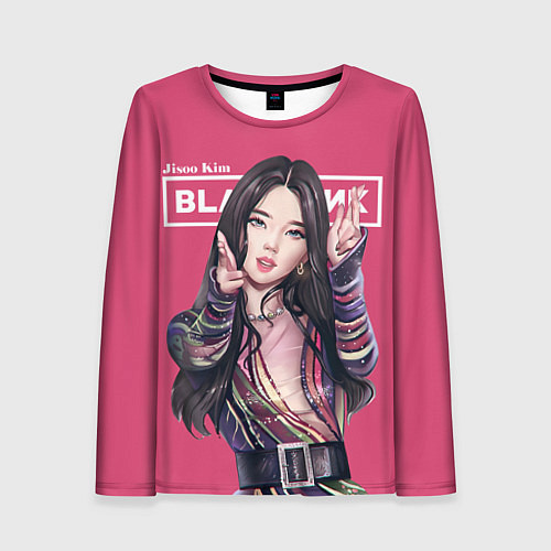 Женский лонгслив Blackpink Jisoo art / 3D-принт – фото 1