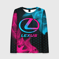 Женский лонгслив Lexus - neon gradient