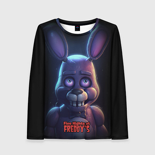 Женский лонгслив Bonnie FNAF / 3D-принт – фото 1