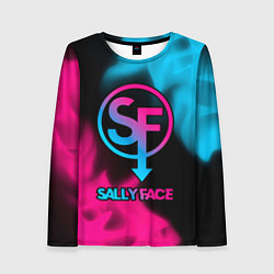 Женский лонгслив Sally Face - neon gradient