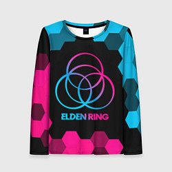 Женский лонгслив Elden Ring - neon gradient