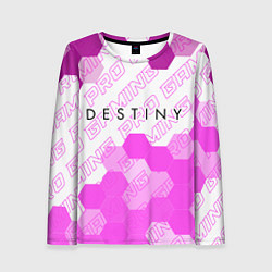 Лонгслив женский Destiny pro gaming: символ сверху, цвет: 3D-принт