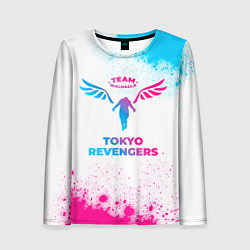 Женский лонгслив Tokyo Revengers neon gradient style