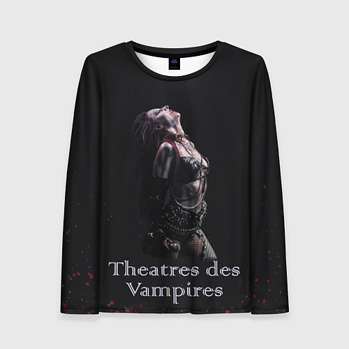 Женский лонгслив Theatres des Vampires Sonya Scarlet / 3D-принт – фото 1