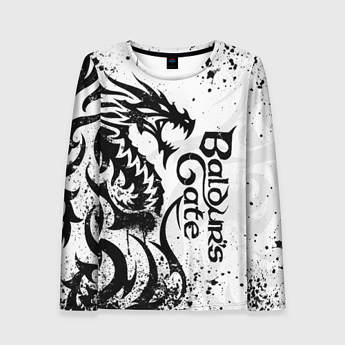 Женский лонгслив Балдурс гейт 3 - дракон / 3D-принт – фото 1