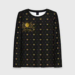 Женский лонгслив Королевский паттерн - Валентина