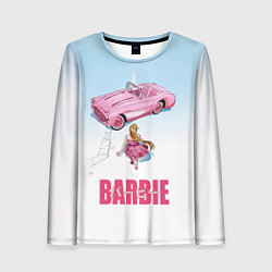 Лонгслив женский Барби на дороге, цвет: 3D-принт