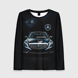 Лонгслив женский Mercedes Benz, цвет: 3D-принт