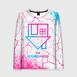 Женский лонгслив The Neighbourhood neon gradient style