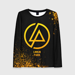 Лонгслив женский Linkin Park - gold gradient, цвет: 3D-принт