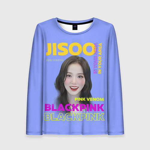 Женский лонгслив Jisoo - певица из музыкальной группы Blackpink / 3D-принт – фото 1