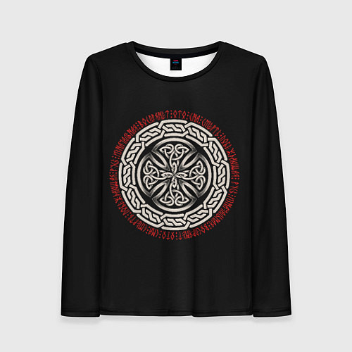 Женский лонгслив Русь изначальная воспрянет ото сна / 3D-принт – фото 1