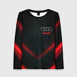 Лонгслив женский Audi stripes neon, цвет: 3D-принт