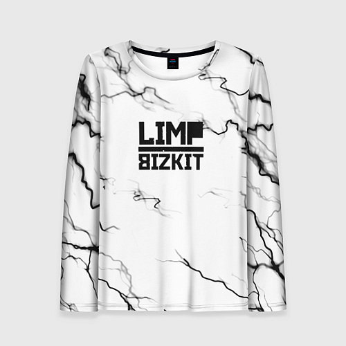 Женский лонгслив Limp bizkit storm black / 3D-принт – фото 1