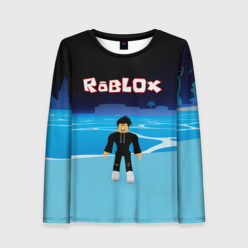 Женский лонгслив Мальчик Роблокс / 3D-принт – фото 1