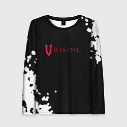 Лонгслив женский V Rising краски, цвет: 3D-принт