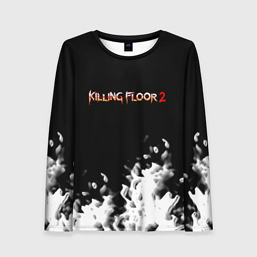 Женский лонгслив Killing floor краски / 3D-принт – фото 1