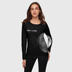Лонгслив женский Луна- dies lunes, цвет: 3D-принт — фото 2